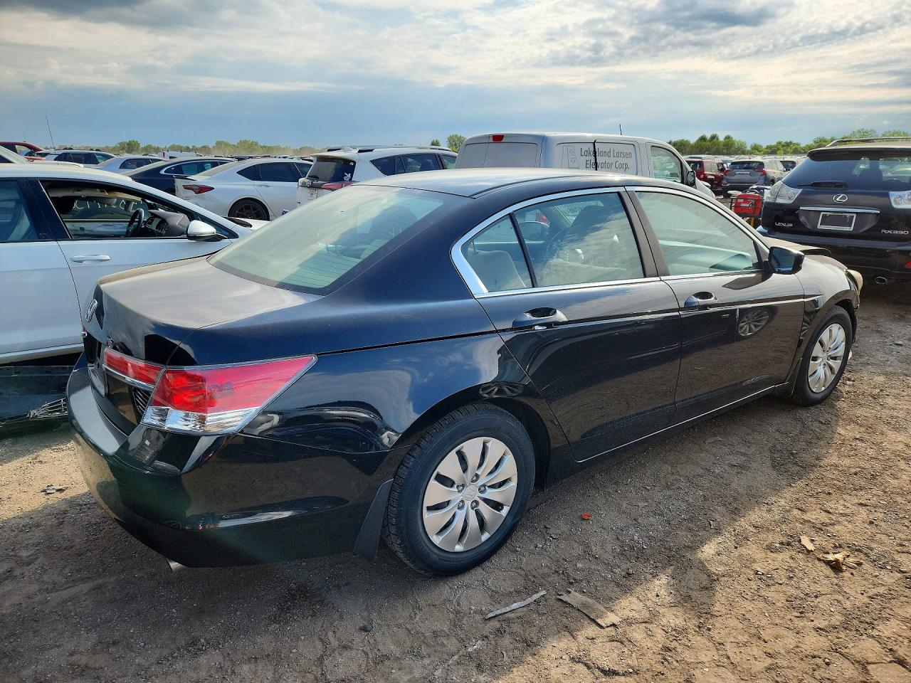 2012 Honda Accord Lx Black vin: 1HGCP2F33CA212431