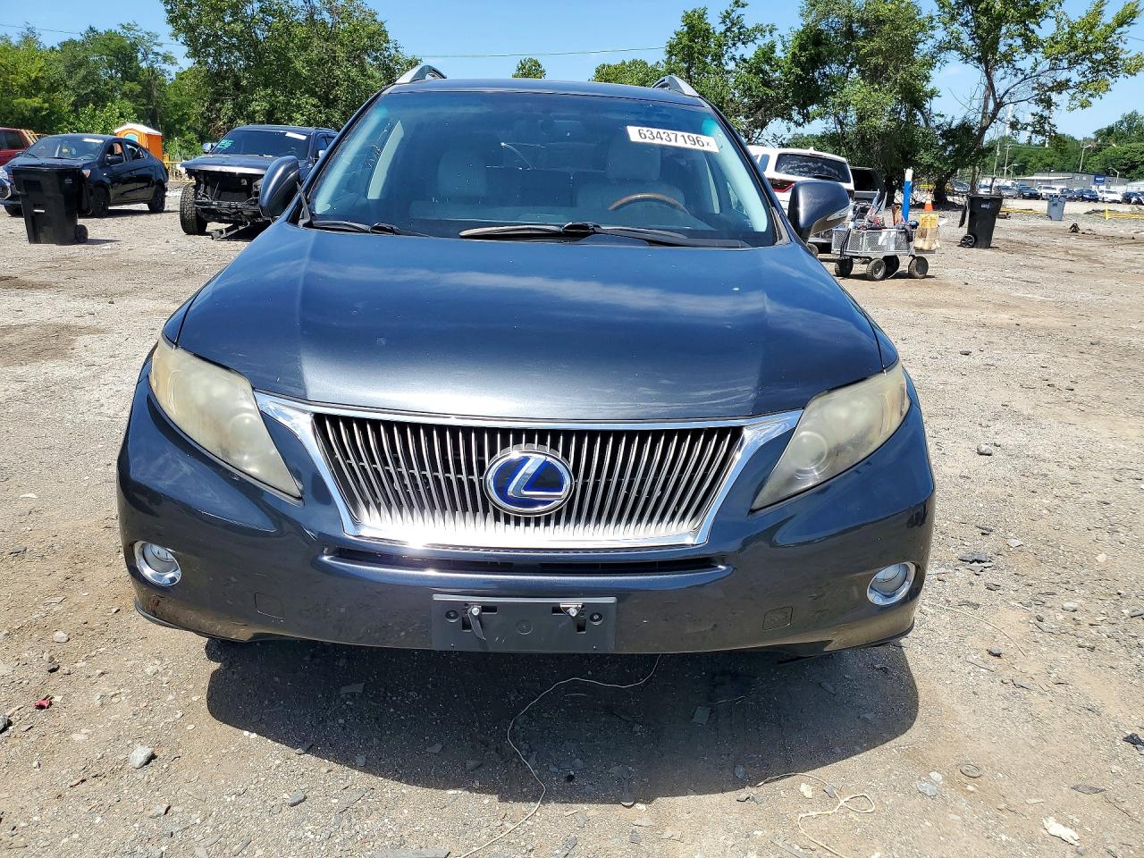 2011 Lexus Rx 450h Charcoal vin: JTJBC1BA6B2042219