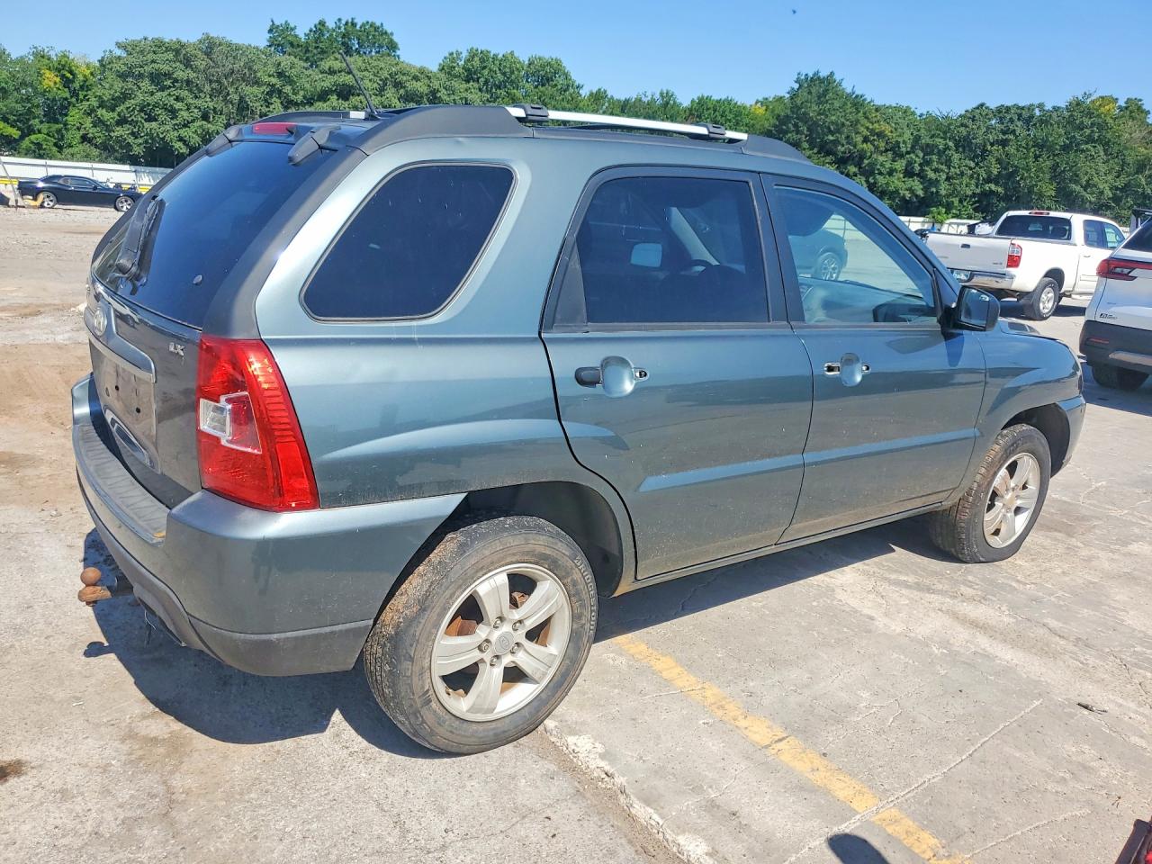 2009 Kia Sportage Lx Blue vin: KNDJF724897556623