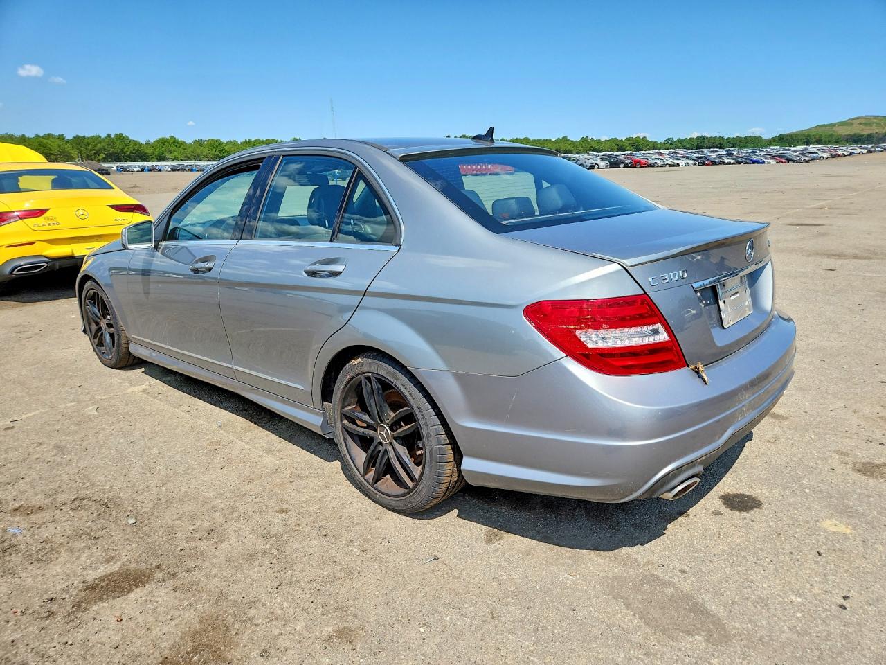 2012 Mercedes-benz C 300 4matic Silver vin: WDDGF8BB9CR196732