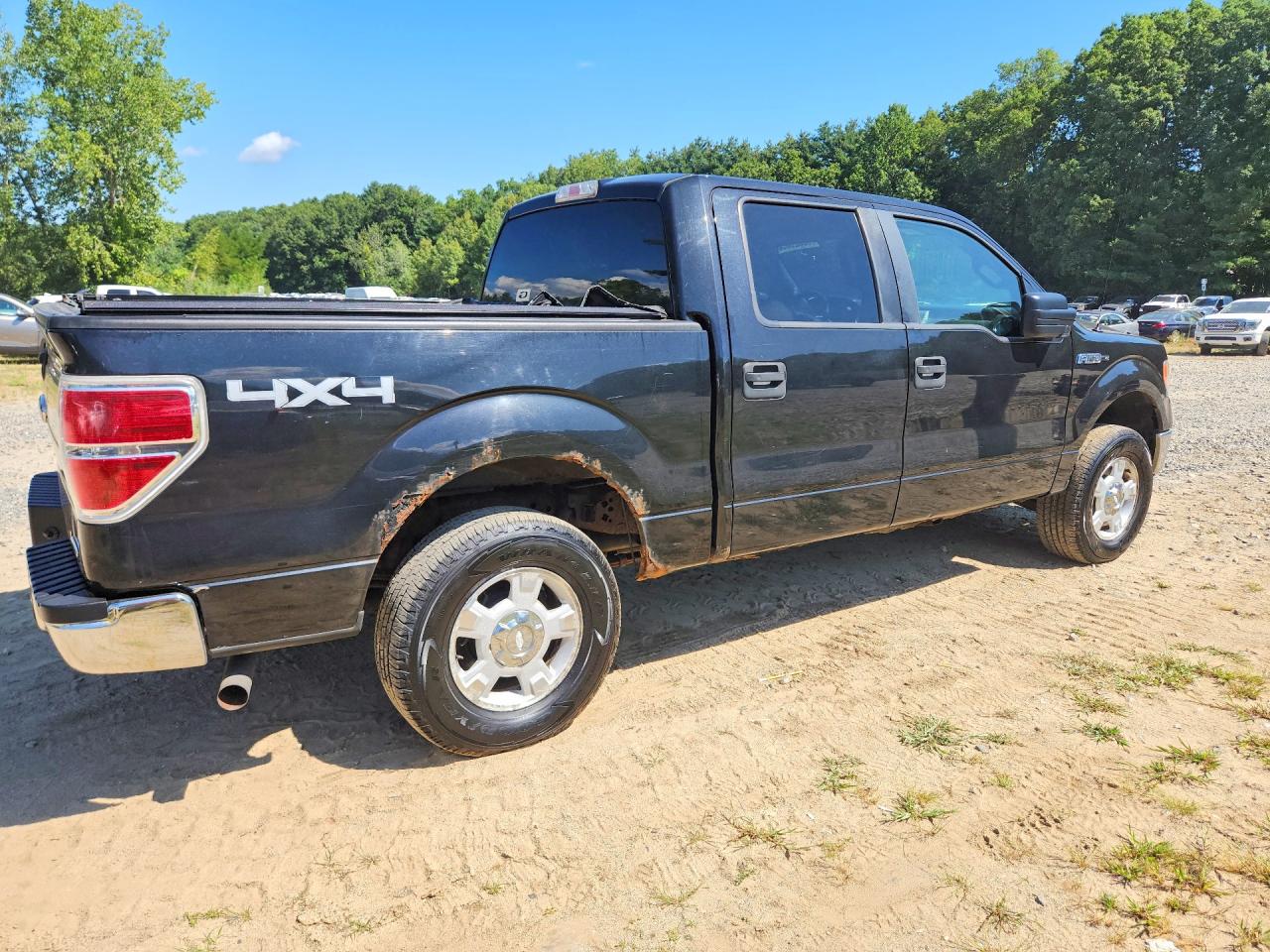 2013 Ford F150 Supercrew Black vin: 1FTFW1EF7DFA97289