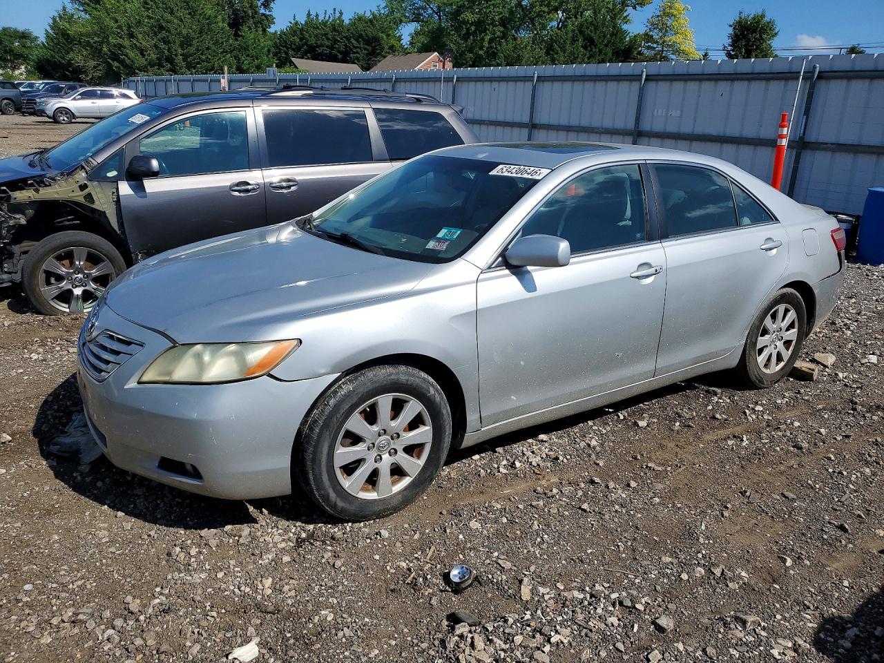 2007 Toyota Camry Xle V6 Silver vin: 4T1BK46K67U543435