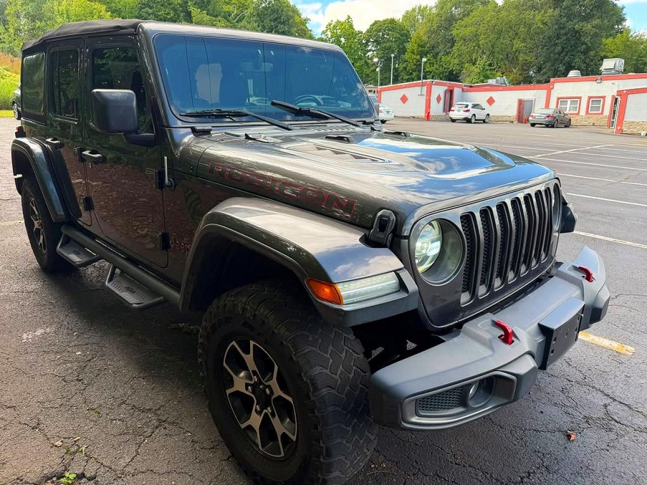 2020 Jeep Wrangler Unlimited Rubicon Black vin: 1C4HJXFN5LW211725