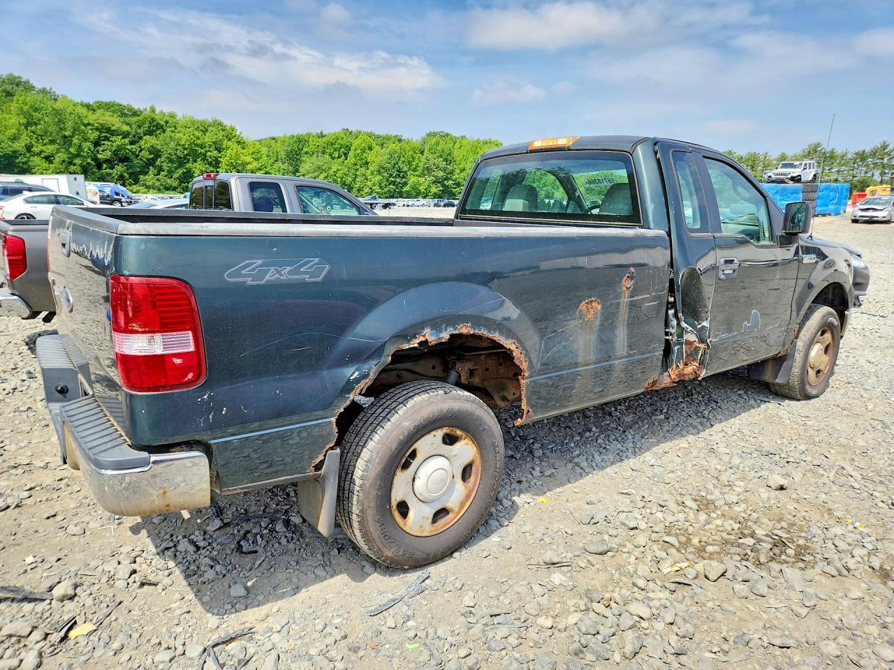 2005 Ford F150 Green vin: 1FTRF14WX5NA56144