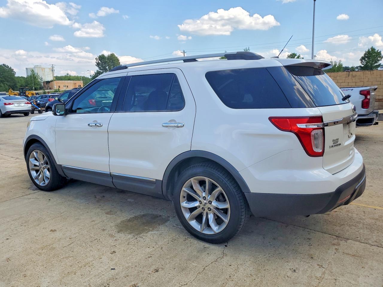 2011 Ford Explorer Limited White vin: 1FMHK7F84BGA37349
