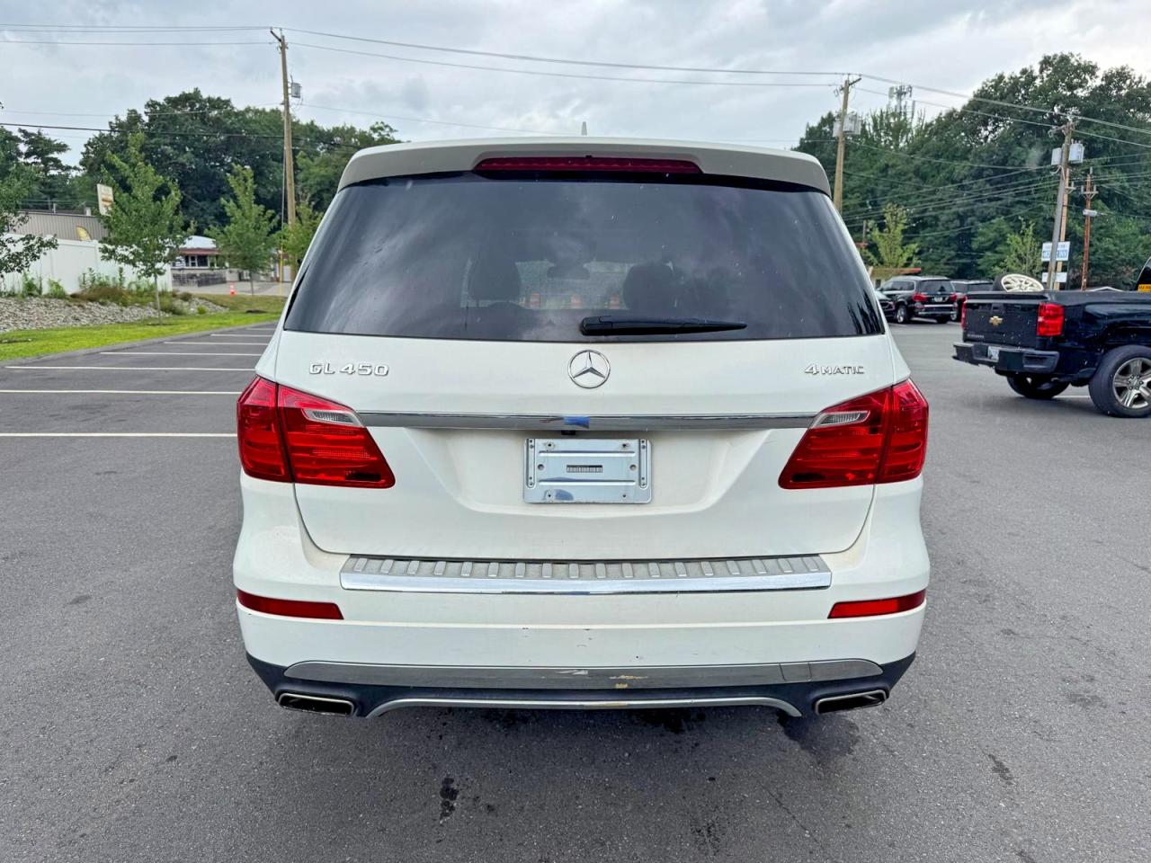 2014 Mercedes-benz Gl 450 4matic White vin: 4JGDF7CE8EA333737