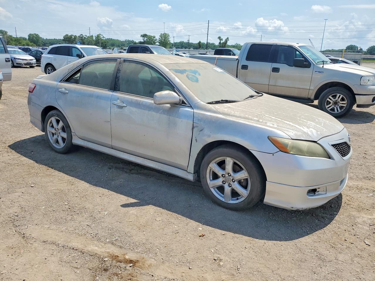 2007 Toyota Camry Se Silver vin: 4T1BE46K97U053532