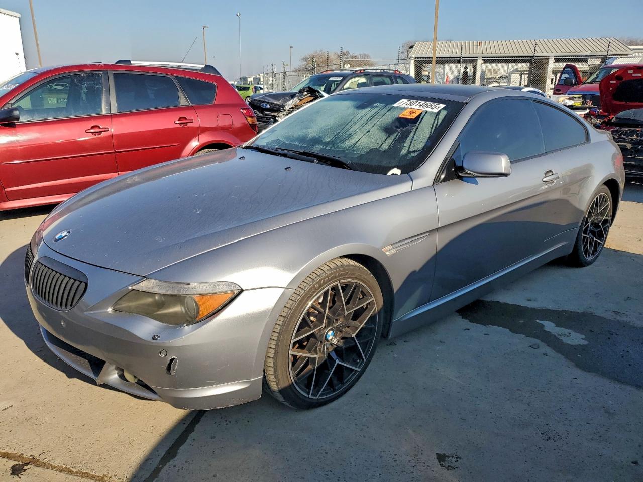 2007 Bmw 650 I Gray vin: WBAEH13577CR53239