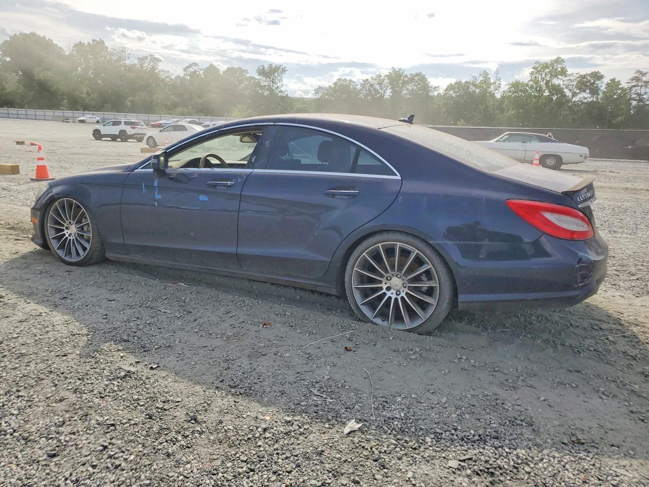 2013 Mercedes-benz Cls 550 Синий vin: WDDLJ7DB0DA083241