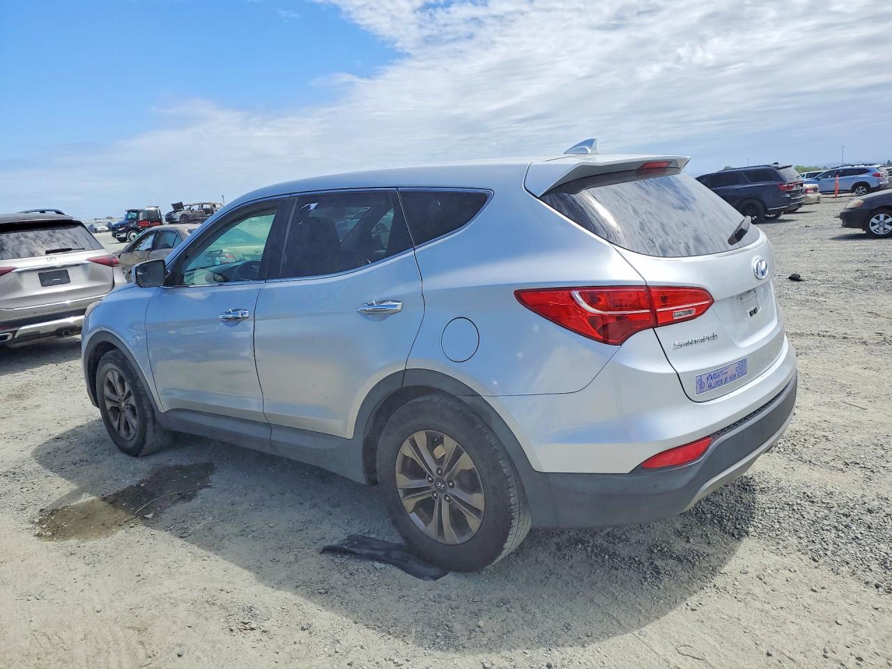 2015 Hyundai Santa Fe Sport 2.4l Silver vin: 5XYZT3LB1FG265543