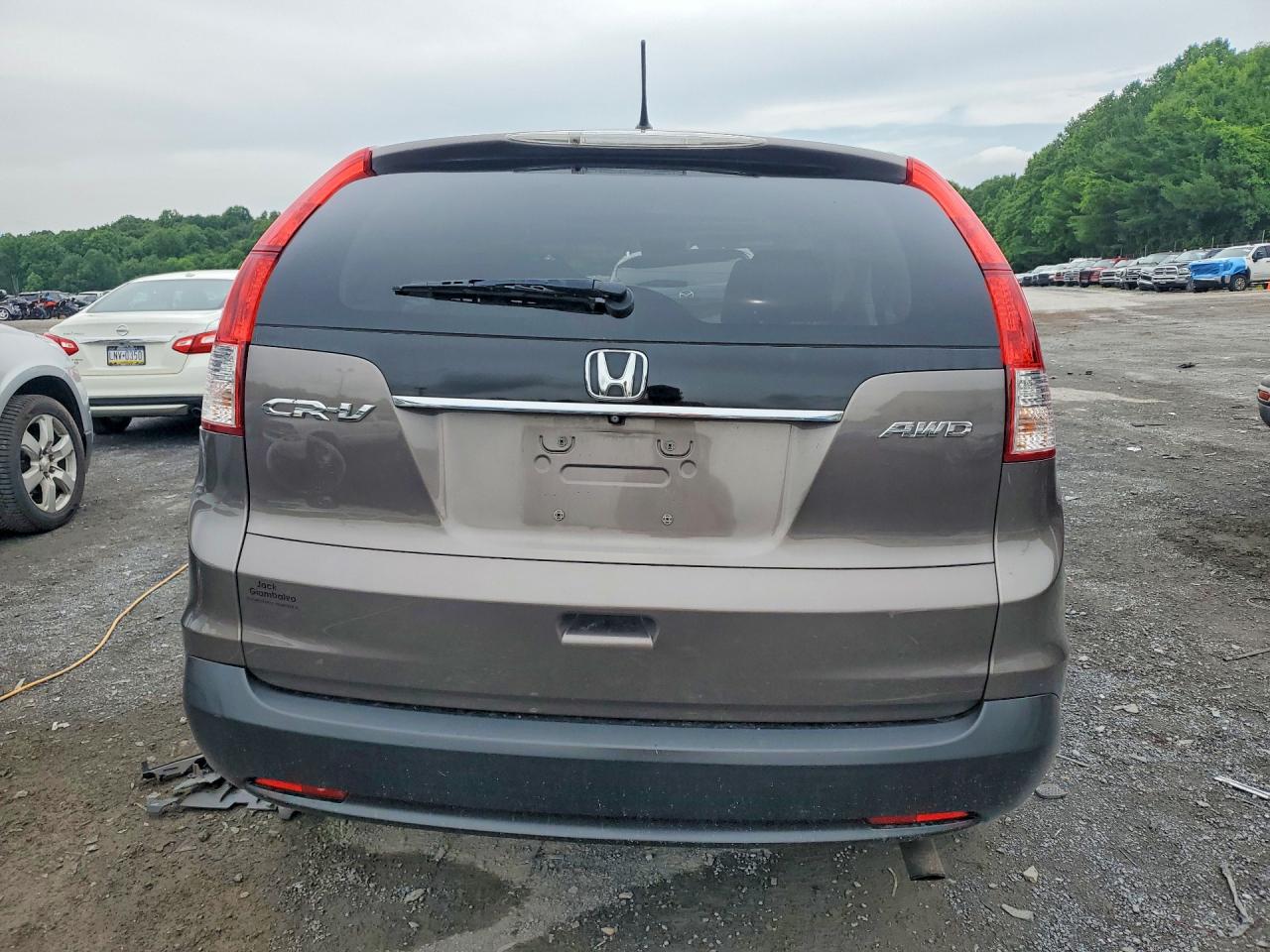2014 Honda Cr-v Ex Silver vin: 5J6RM4H57EL097524