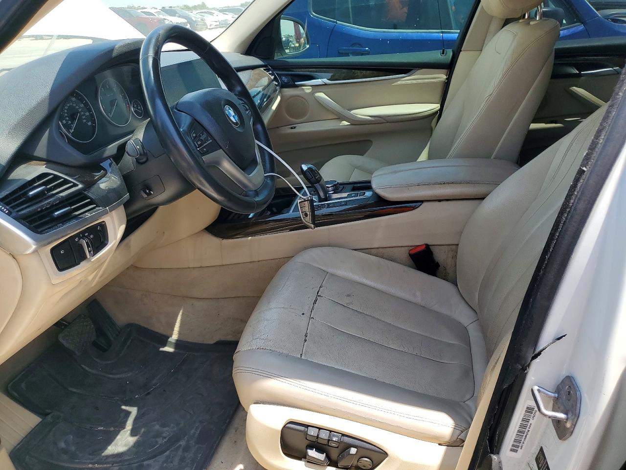 2015 Bmw X5 Xdrive35i White vin: 5UXKR0C58F0K66265