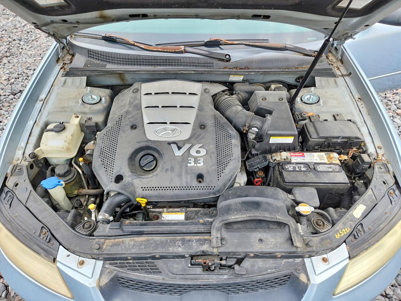 2007 Hyundai Sonata Se Blue vin: 5NPEU46F77H177784