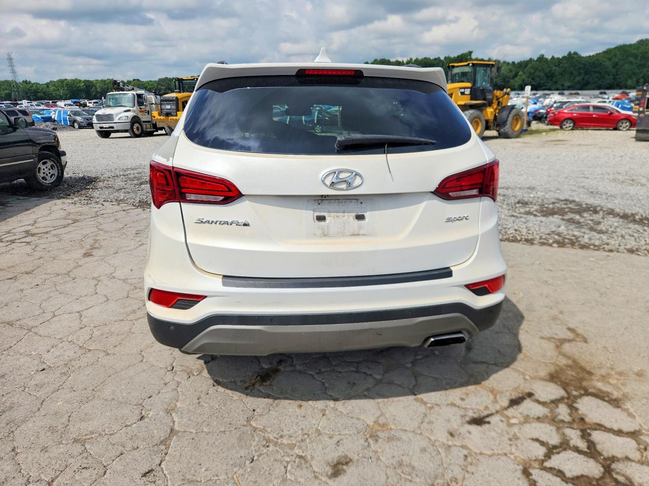 2018 Hyundai Santa Fe Sport 2.4l Белый vin: 5NMZU3LB2JH078131