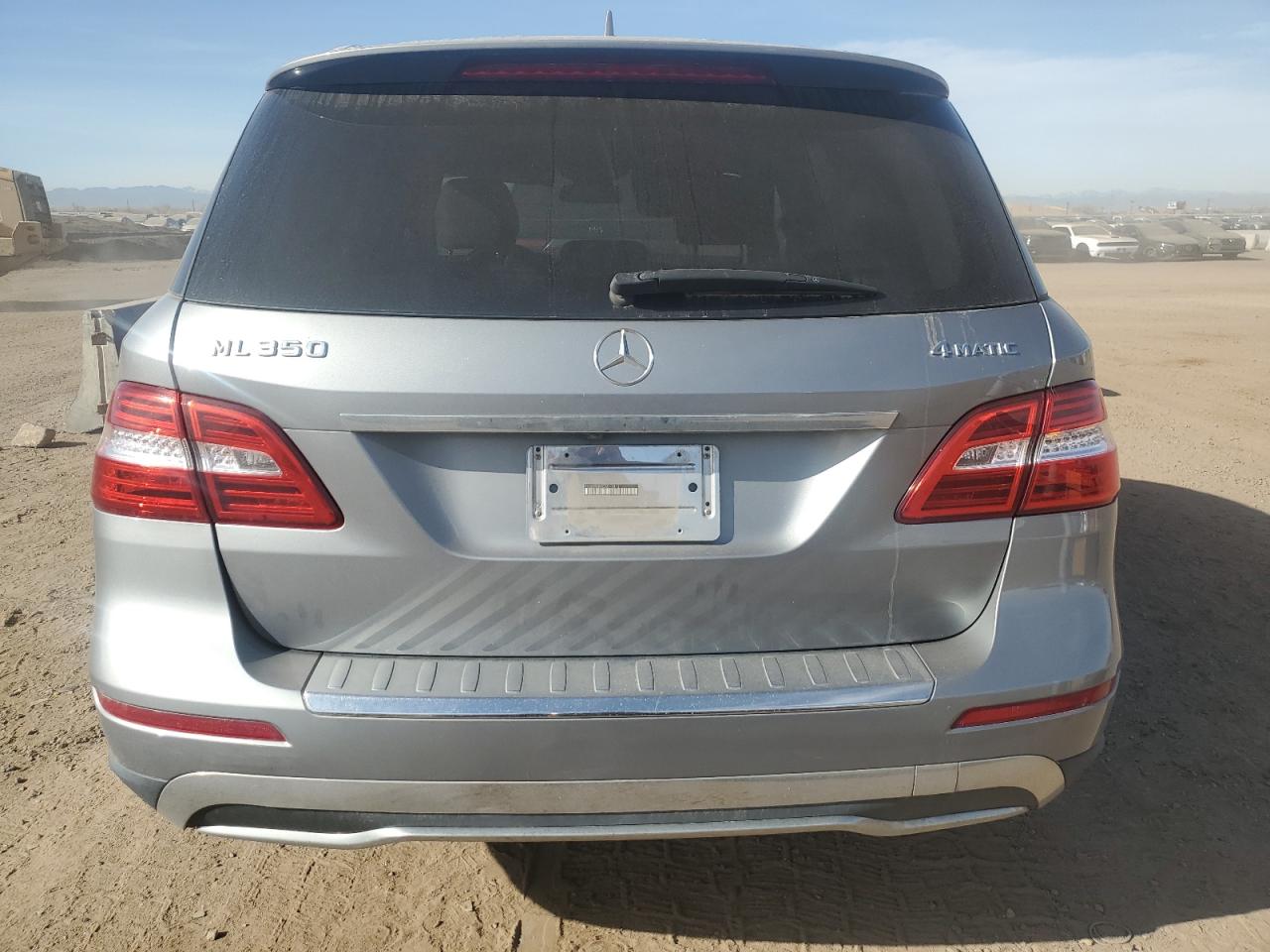 2012 Mercedes-benz Ml 350 4matic Gray vin: 4JGDA5HB1CA011813