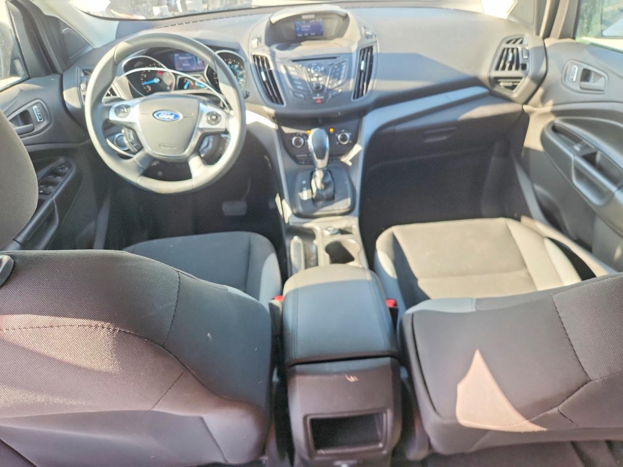 2014 Ford Escape S White vin: 1FMCU0F75EUB30213