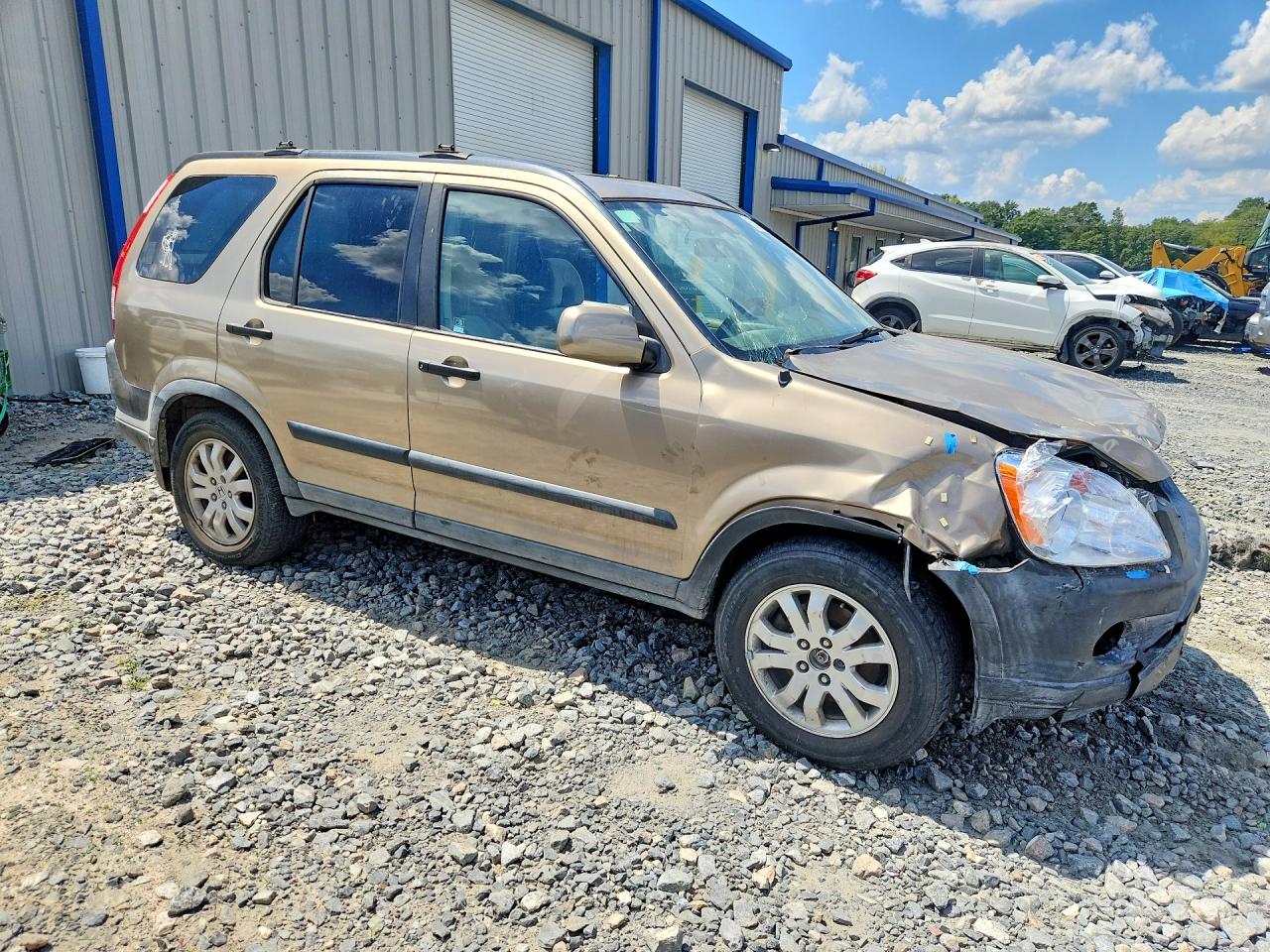 2005 Honda Cr-v Ex Gold vin: SHSRD78805U309094