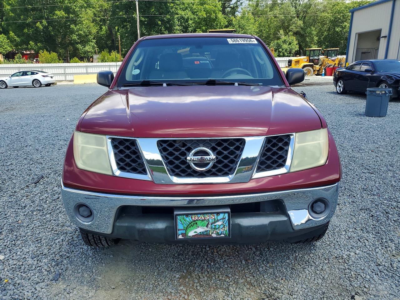 2006 Nissan Frontier Se Red vin: 1N6AD07W86C458232