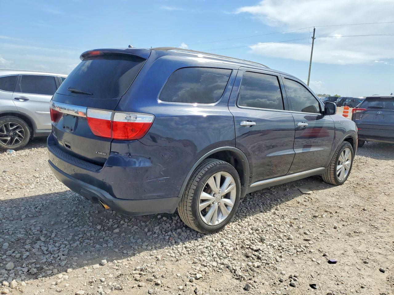 2013 Dodge Durango Blue vin: 1C4RDHDG1DC632687