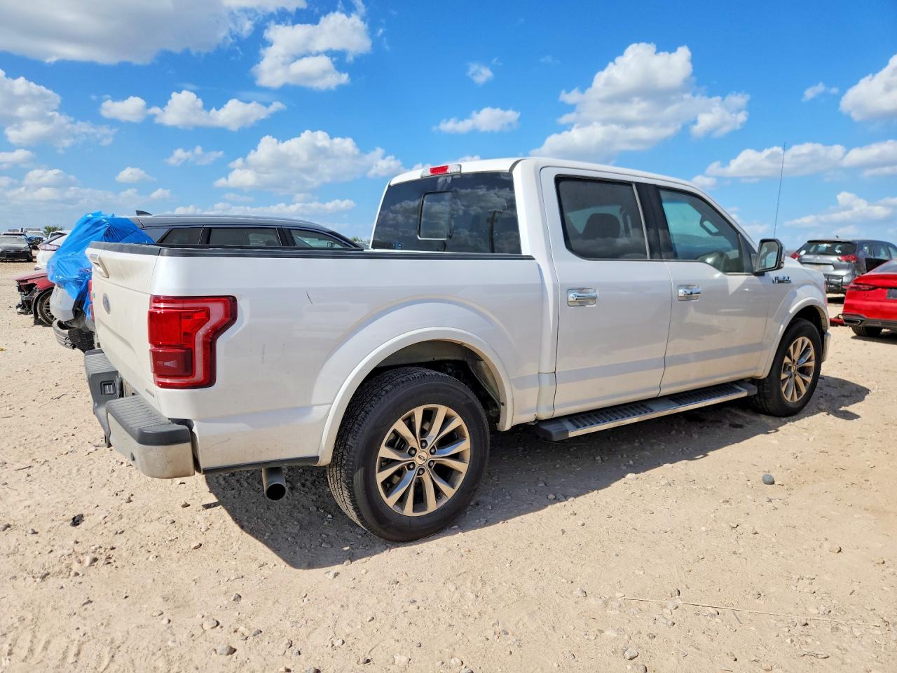 2015 Ford F150 Supercrew White vin: 1FTEW1CF7FKE36772