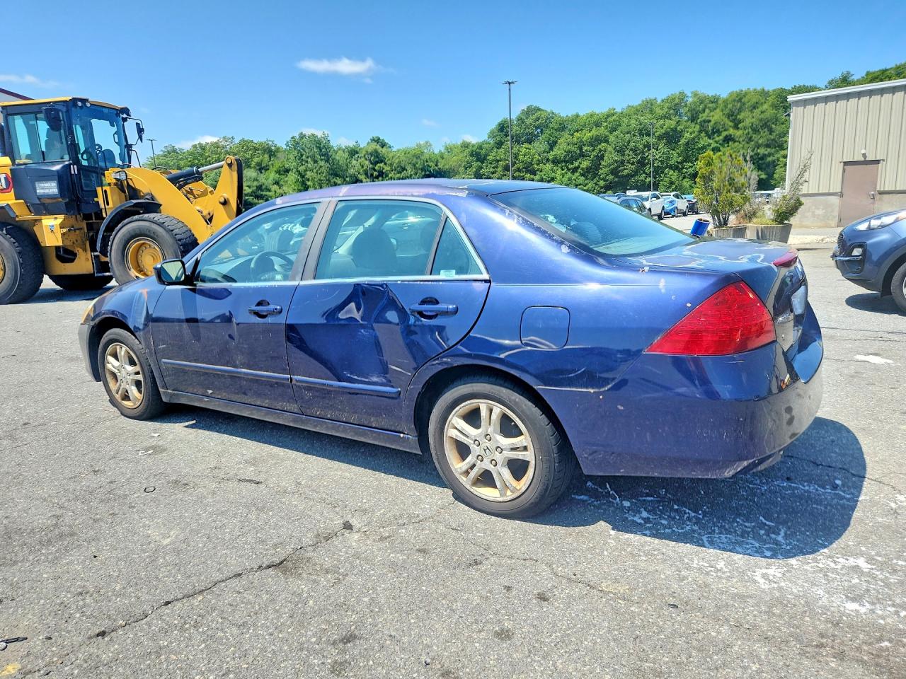 2006 Honda Accord Se Blue vin: 1HGCM56316A173790