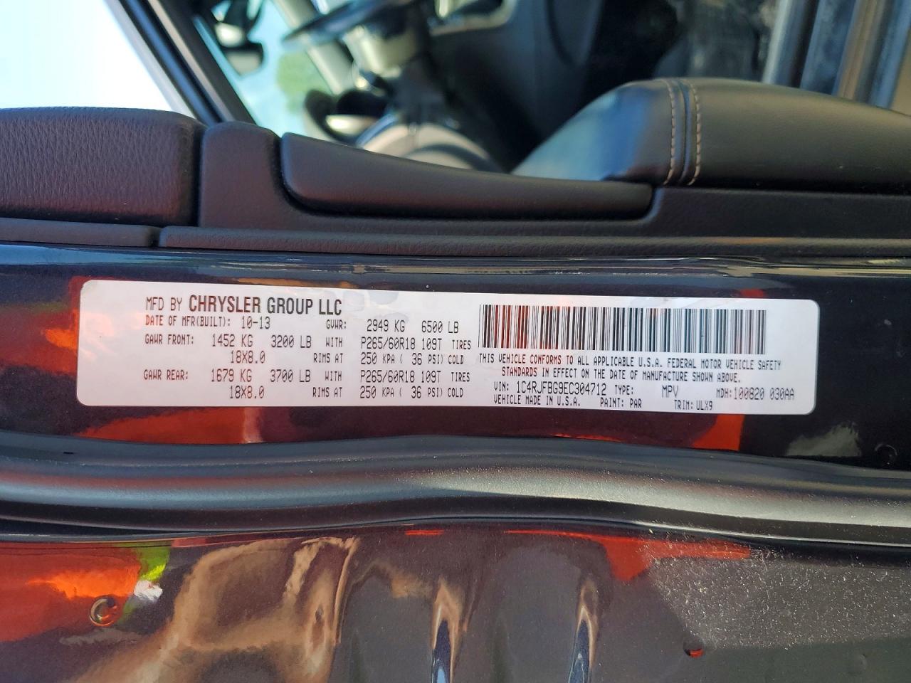 2014 Jeep Grand Cherokee Limited Charcoal vin: 1C4RJFBG9EC304712