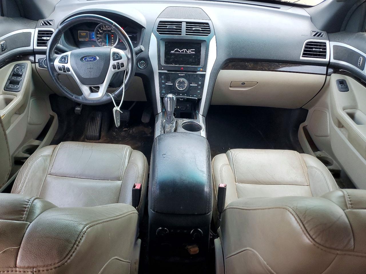 2013 Ford Explorer Limited White vin: 1FM5K8F87DGA64007
