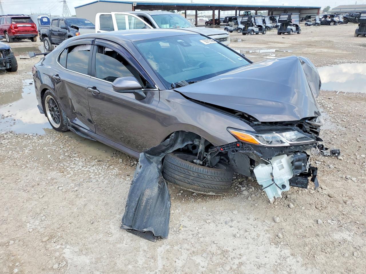 2023 Toyota Camry Le Gray vin: 4T1C11AKXPU725555