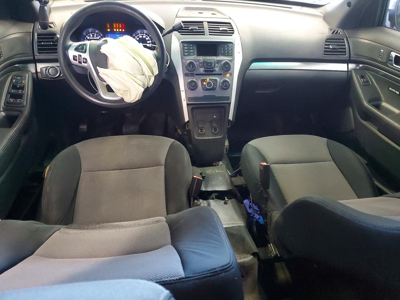 2014 Ford Explorer Police Interceptor Black vin: 1FM5K8AR7EGA65479