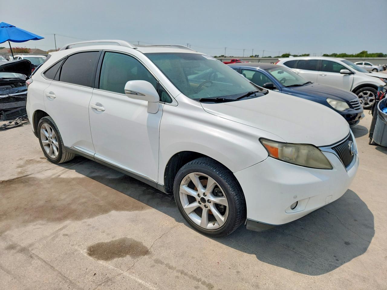 2010 Lexus Rx 350 White vin: 2T2ZK1BA1AC035825