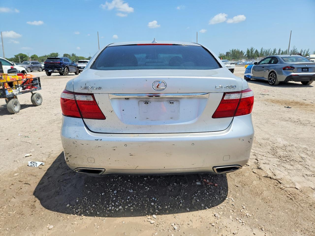 2008 Lexus Ls 460 Silver vin: JTHBL46F485056863