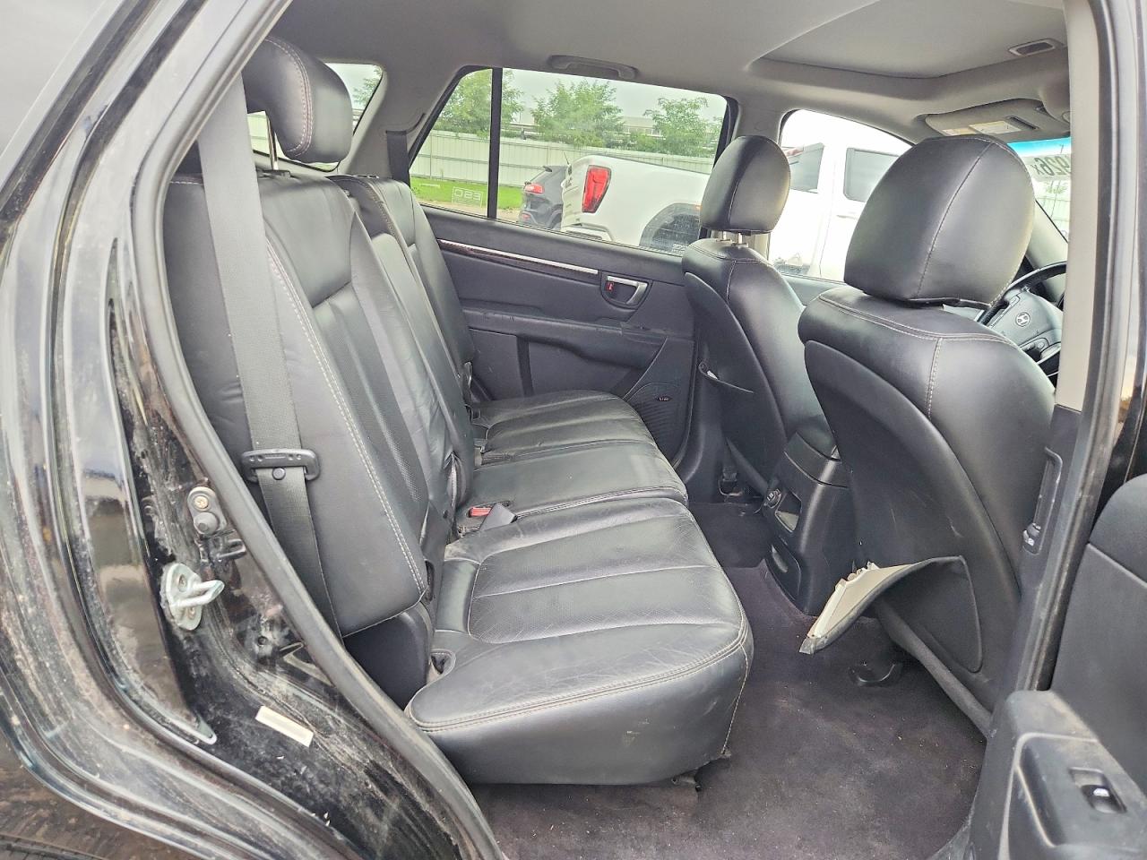 2008 Hyundai Santa Fe Se Black vin: 5NMSH73E28H222374