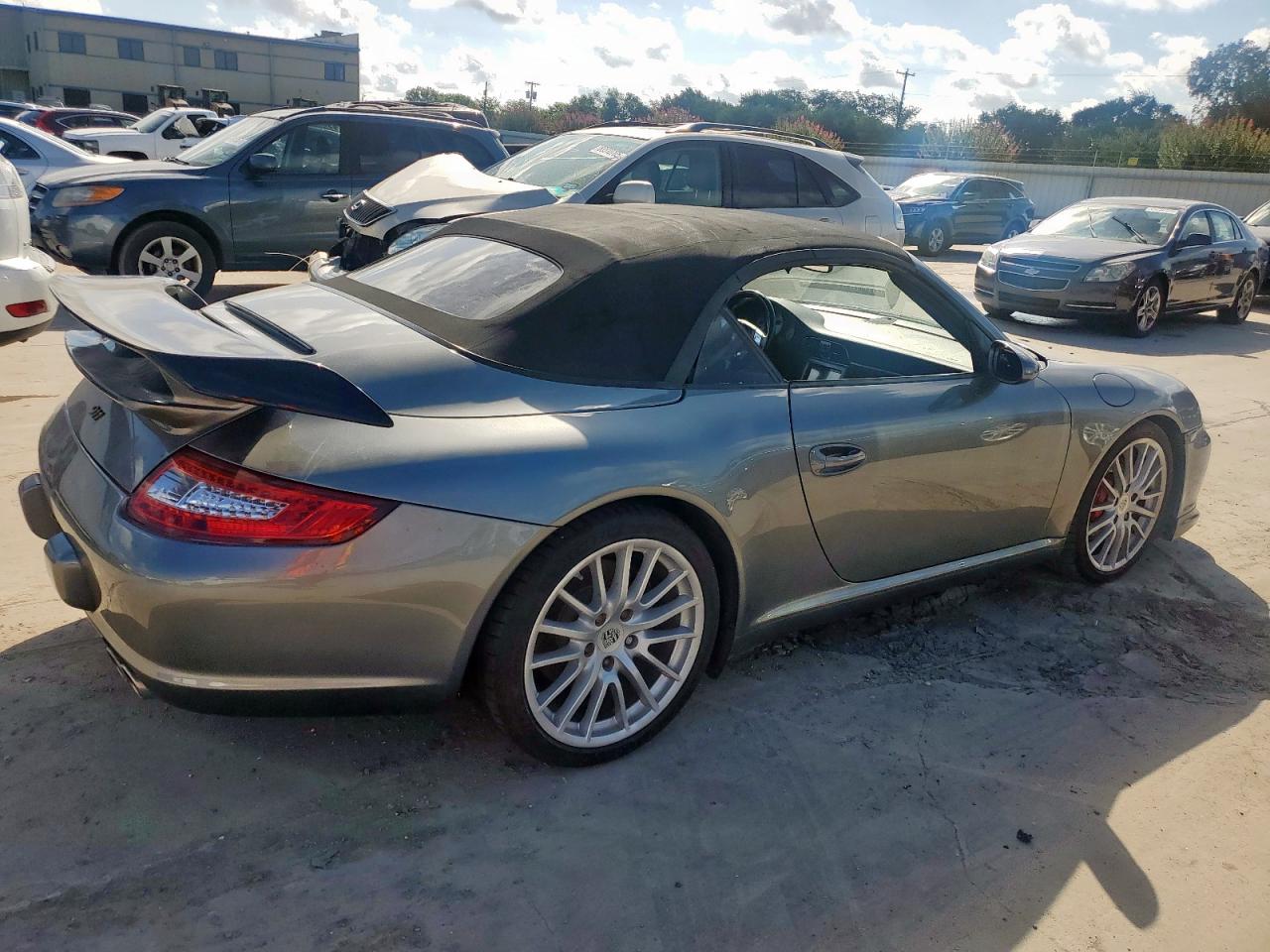 2008 Porsche 911 Carrera S Cabriolet Серый vin: WP0CB29958S776046
