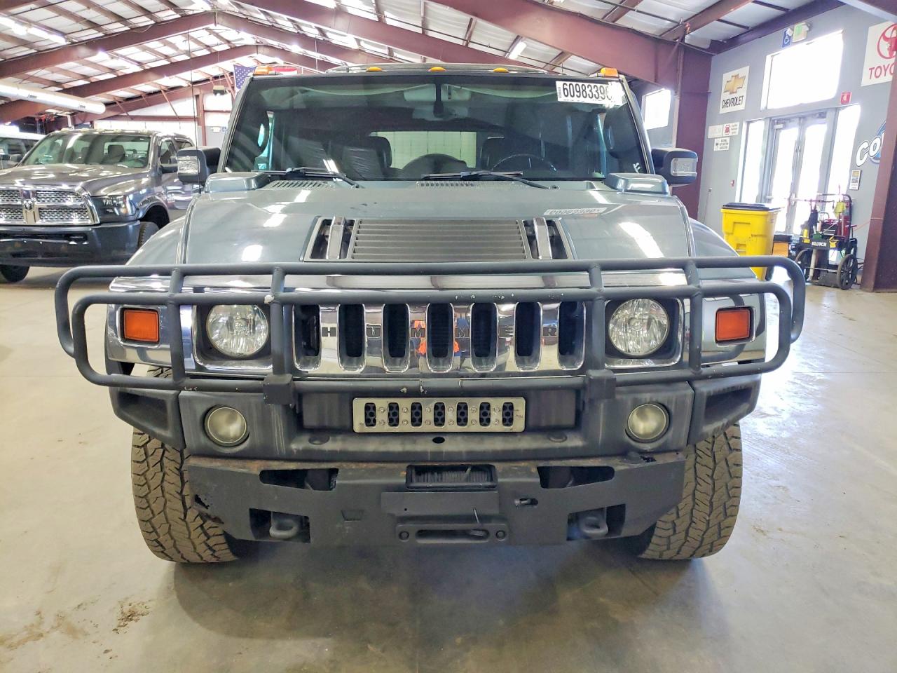 2005 Hummer H2 Blue vin: 5GRGN23U65H100699