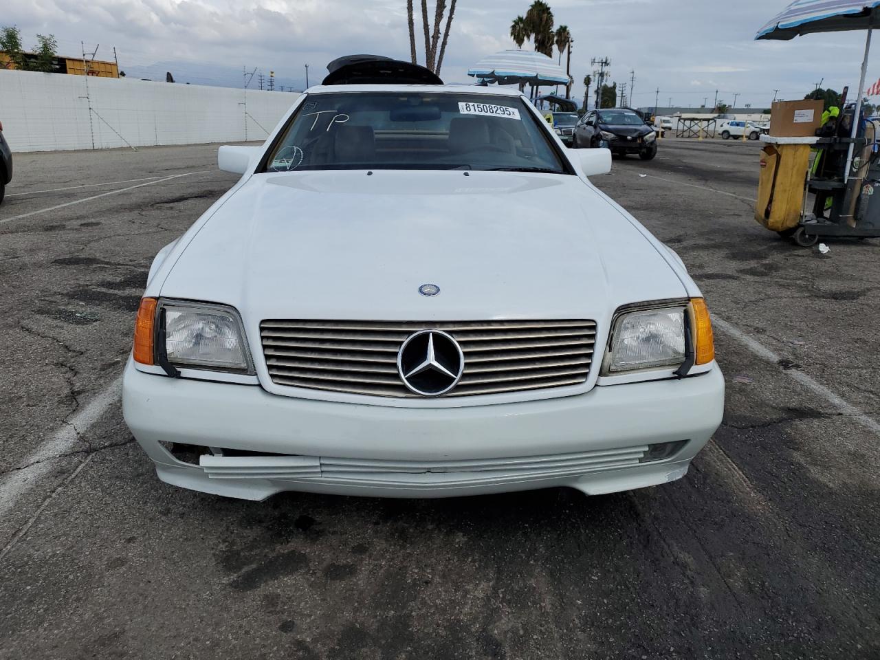 1991 Mercedes-benz 300 Sl White vin: WDBFA61EXMF025185