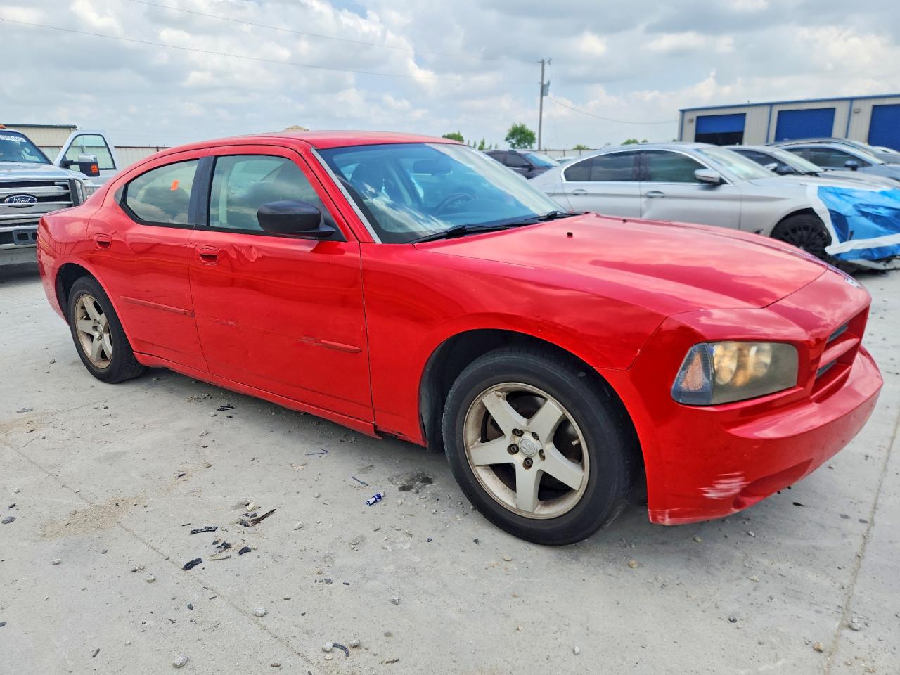 2009 Dodge Charger Red vin: 2B3KA43D79H602688