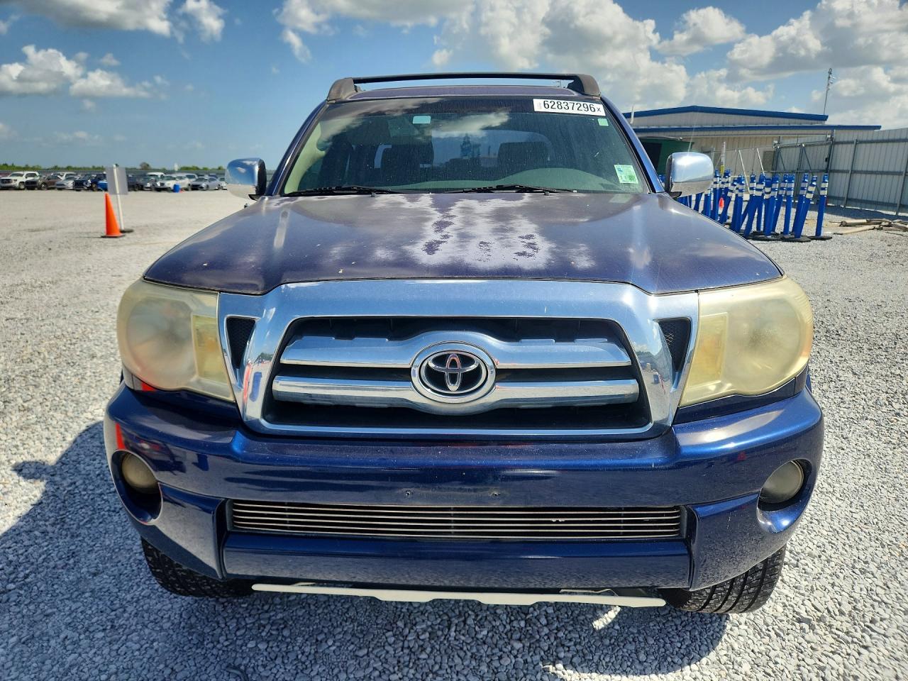 2007 Toyota Tacoma Double Cab Prerunner Blue vin: 3TMJU62N07M047539