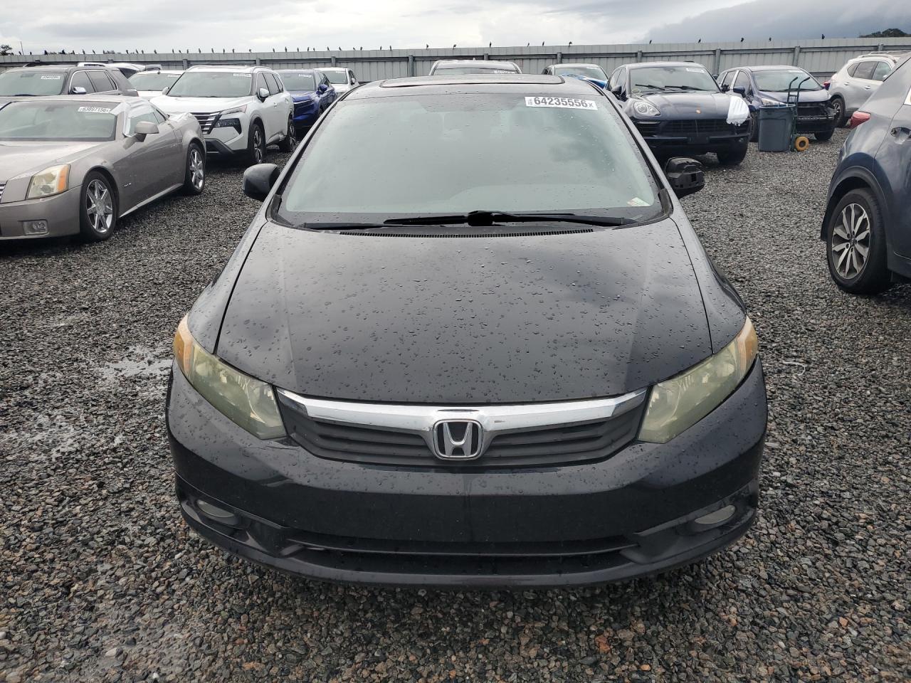 2012 Honda Civic Черный vin: 19XFB2F95CE004420