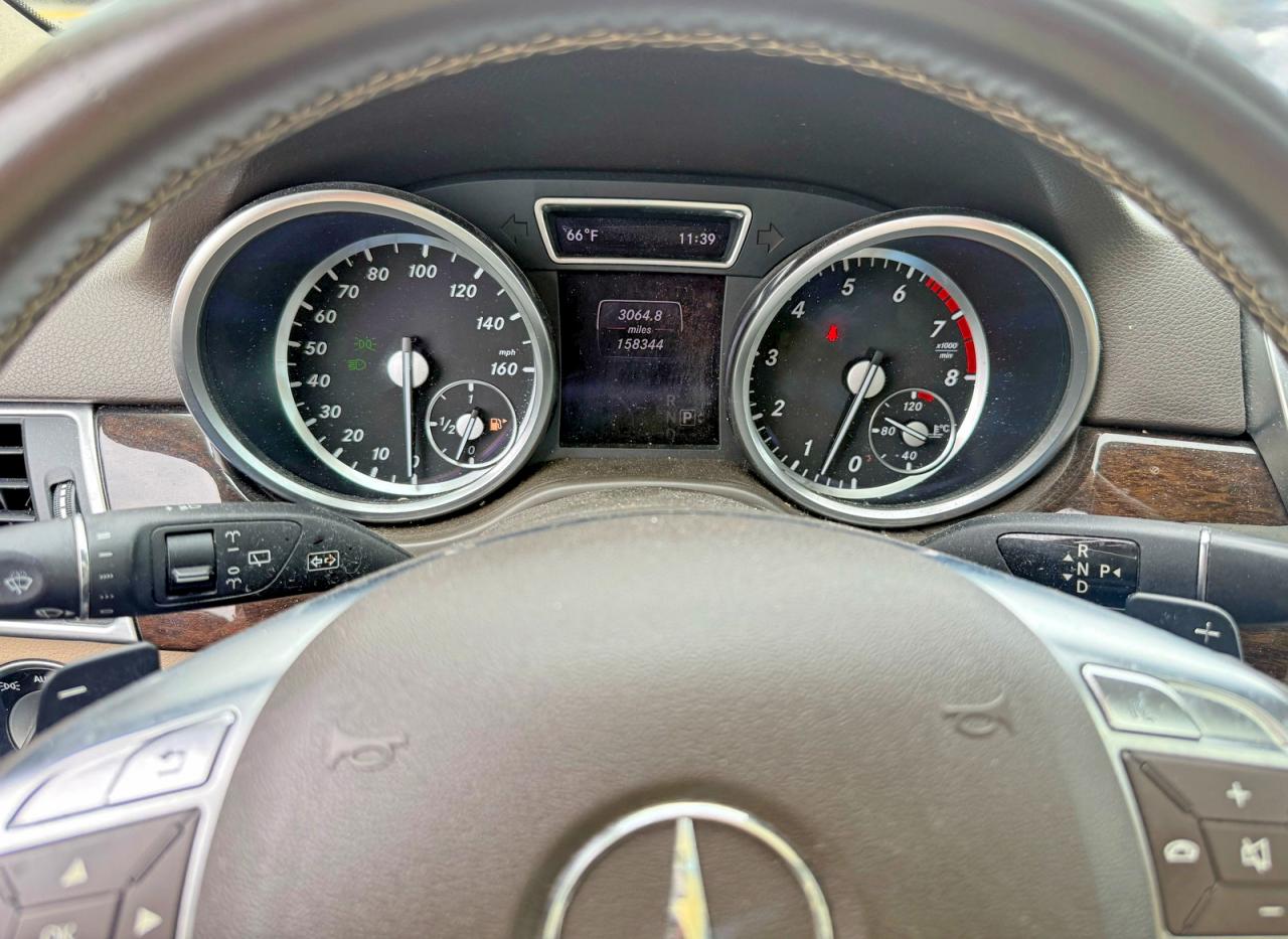 2014 Mercedes-benz Ml 350 4matic Black vin: 4JGDA5HB4EA328584