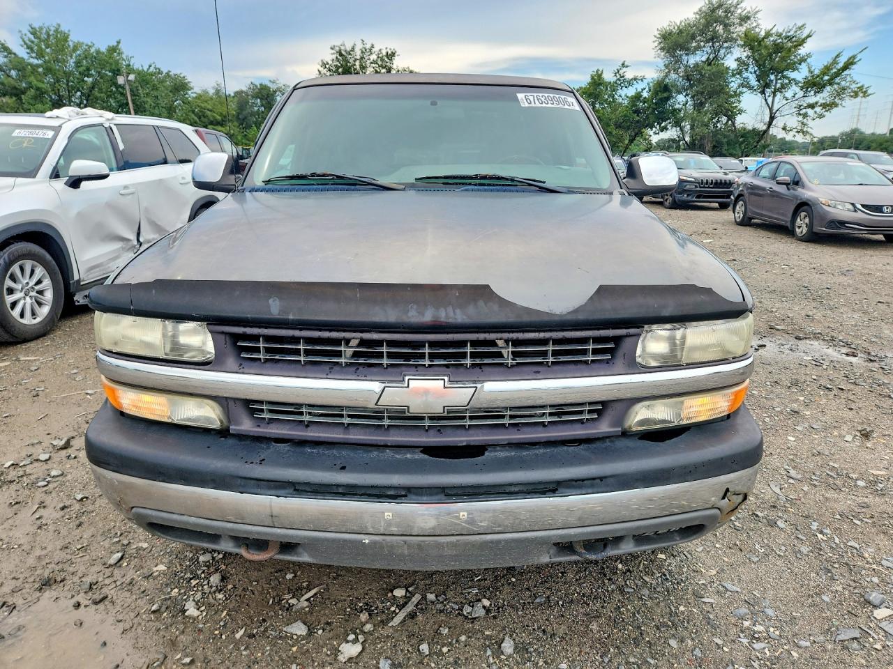 2001 Chevrolet Silverado K1500 Серебряный vin: 1GCEK19V31E315142