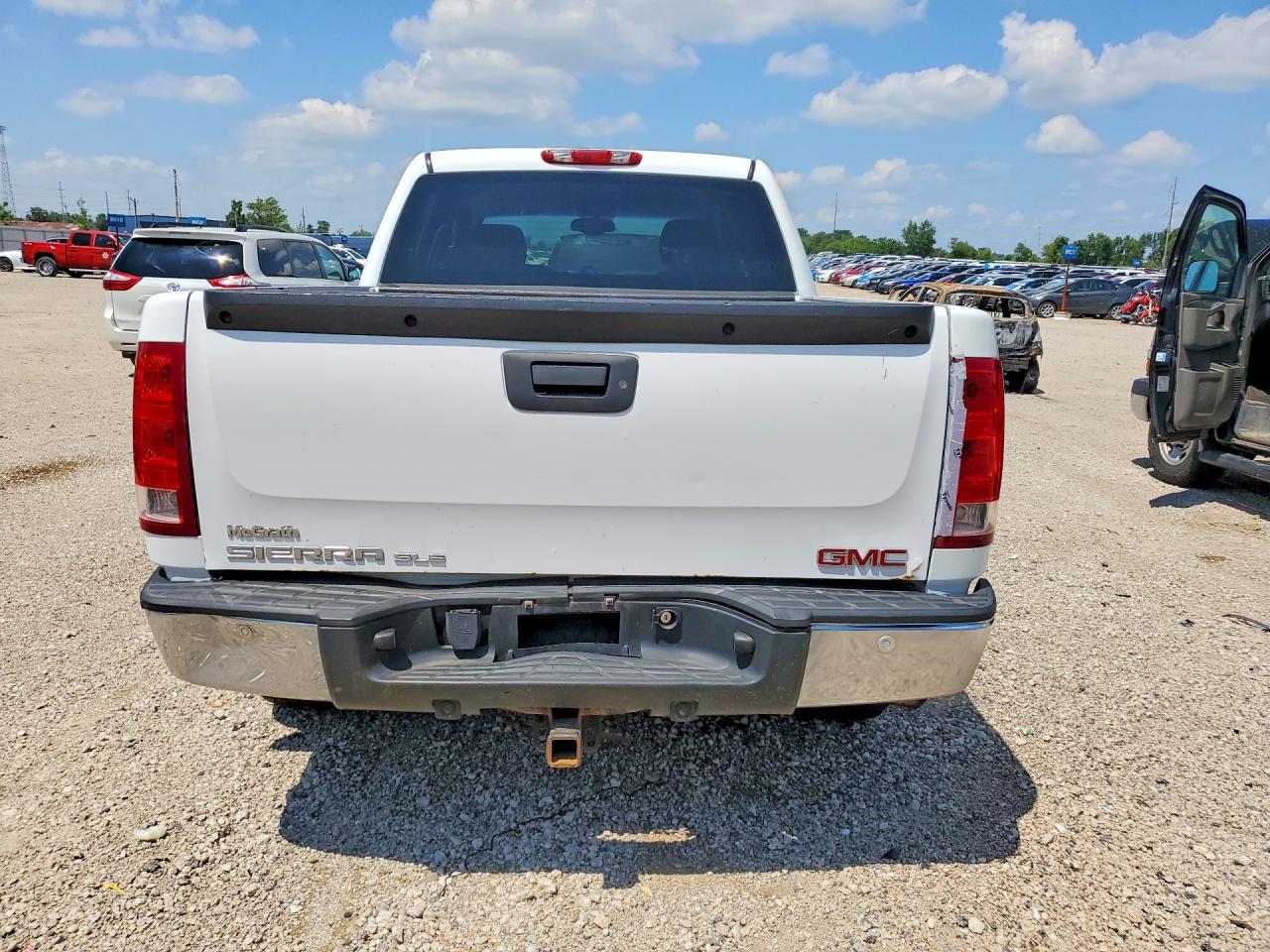 2009 Gmc Sierra K1500 Sle White vin: 3GTEK23M99G106224