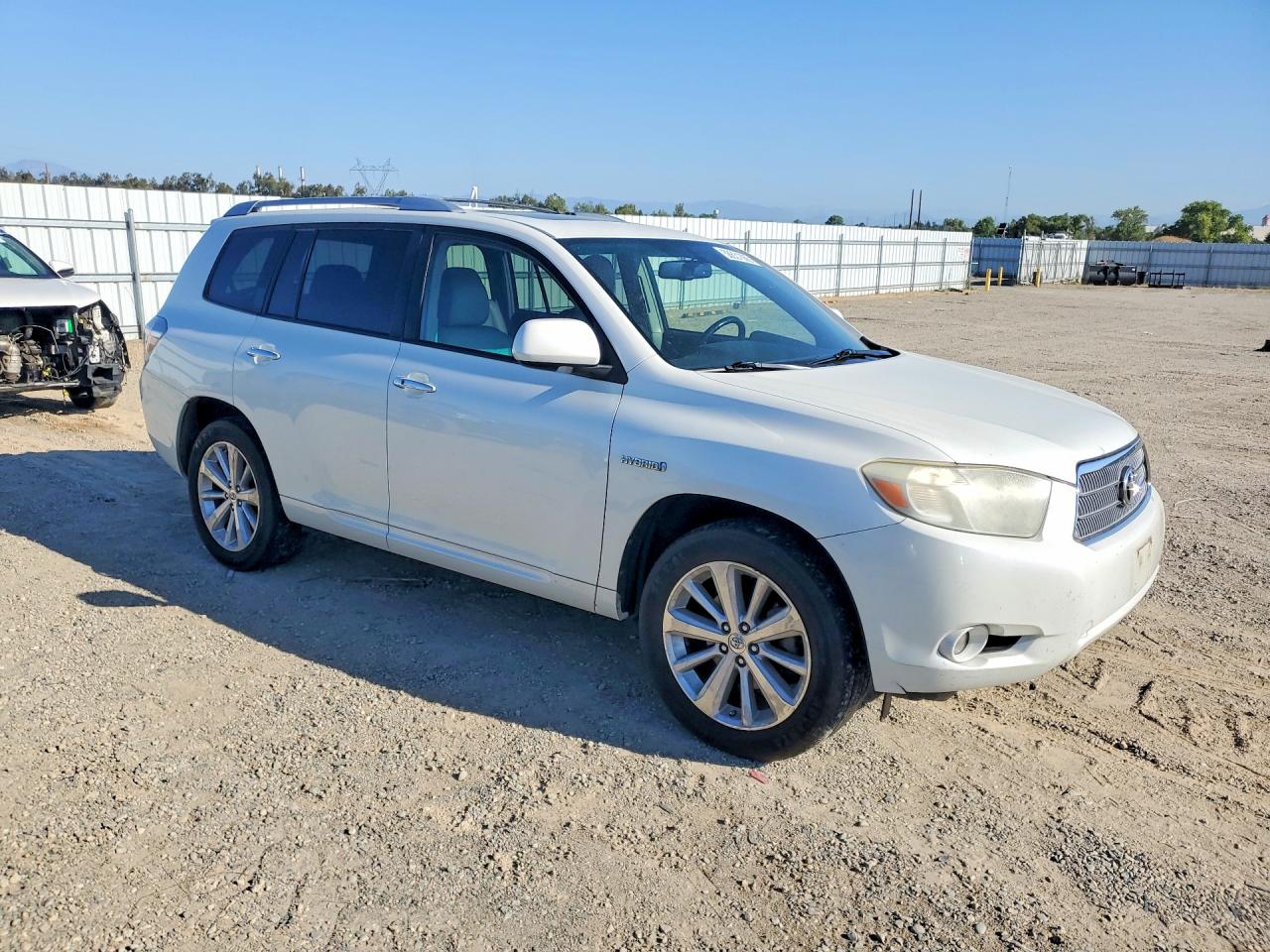 2010 Toyota Highlander Hybrid Limited Белый vin: JTEJW3EH6A2043228