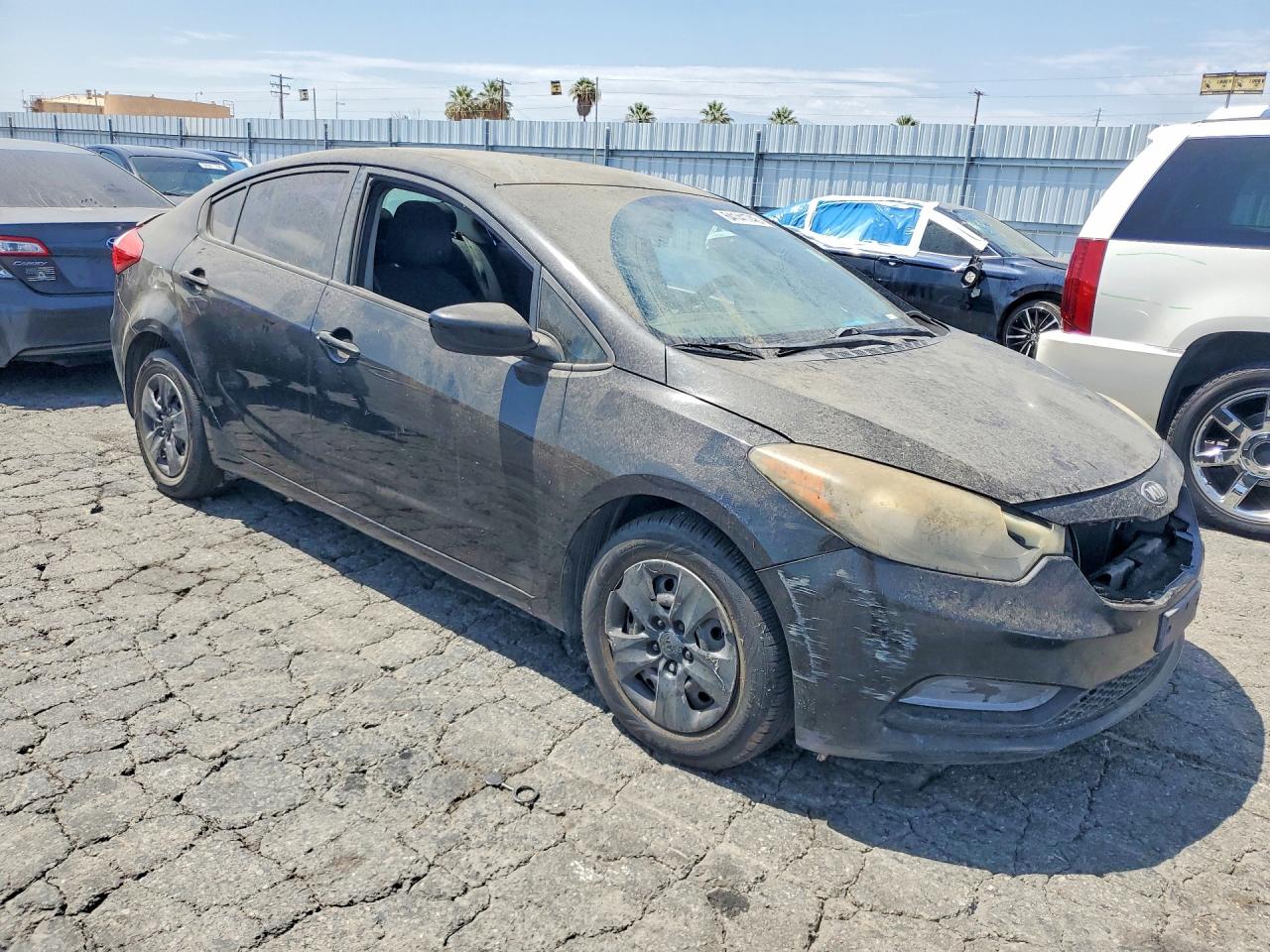 2014 Kia Forte Lx Black vin: KNAFK4A69E5226088