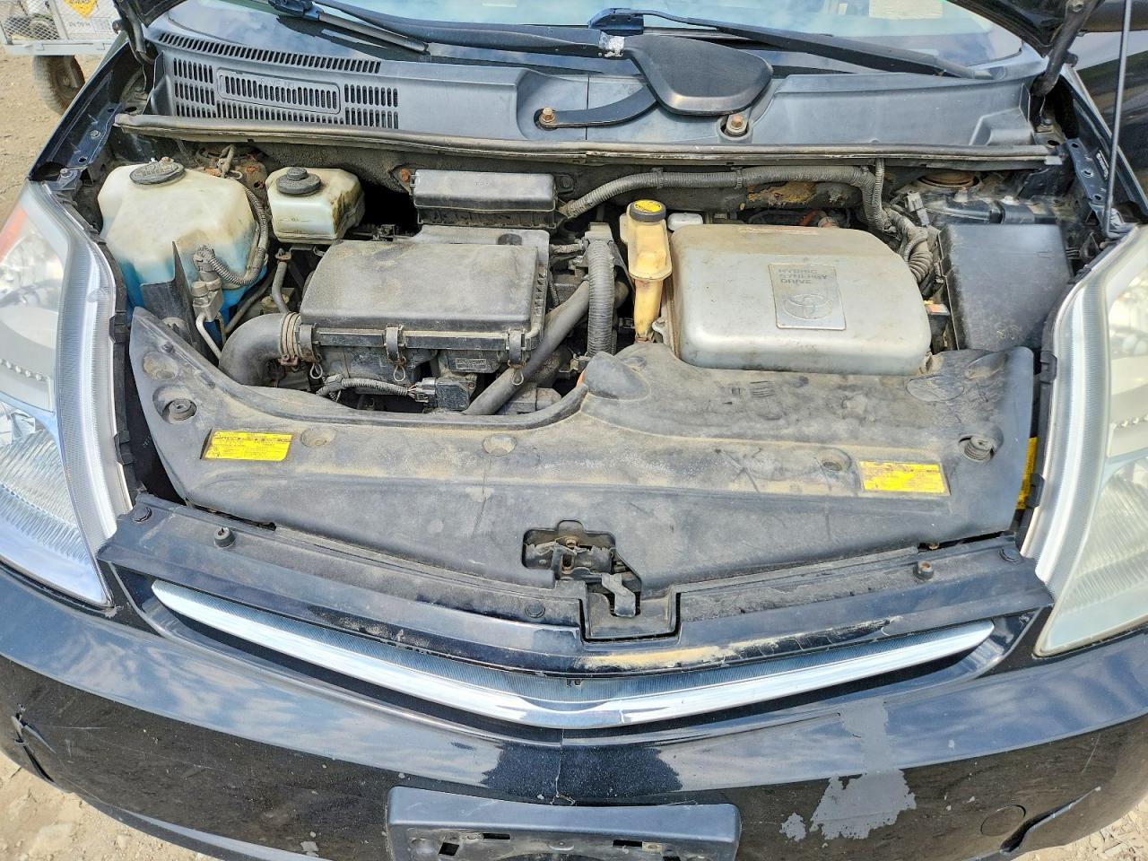 2008 Toyota Prius Base Black vin: JTDKB20U687702859