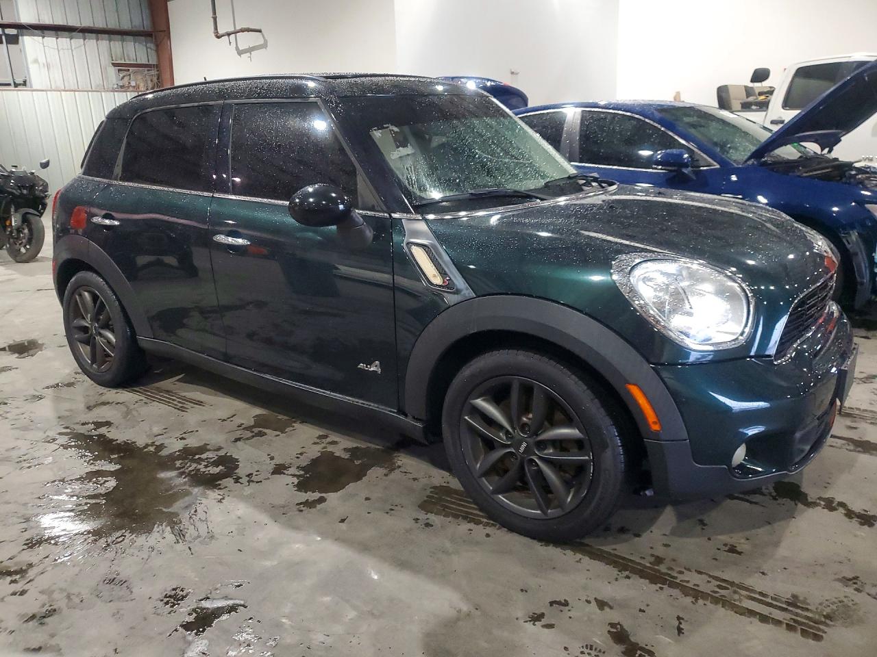 2014 Mini Cooper S Countryman Green vin: WMWZC5C5XEWM17582