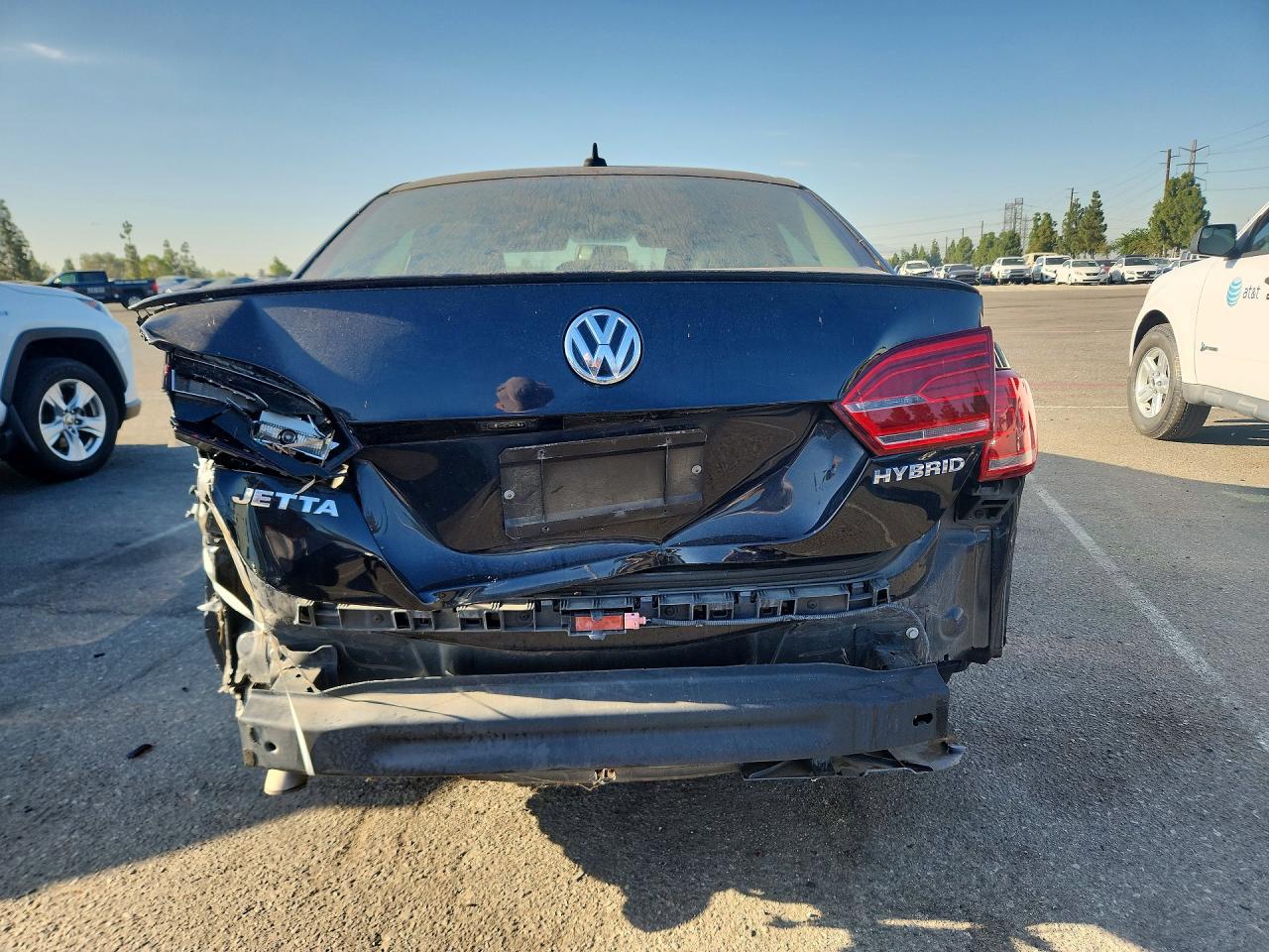 2014 Volkswagen Jetta Hybrid Black vin: 3VW637AJ9EM210048