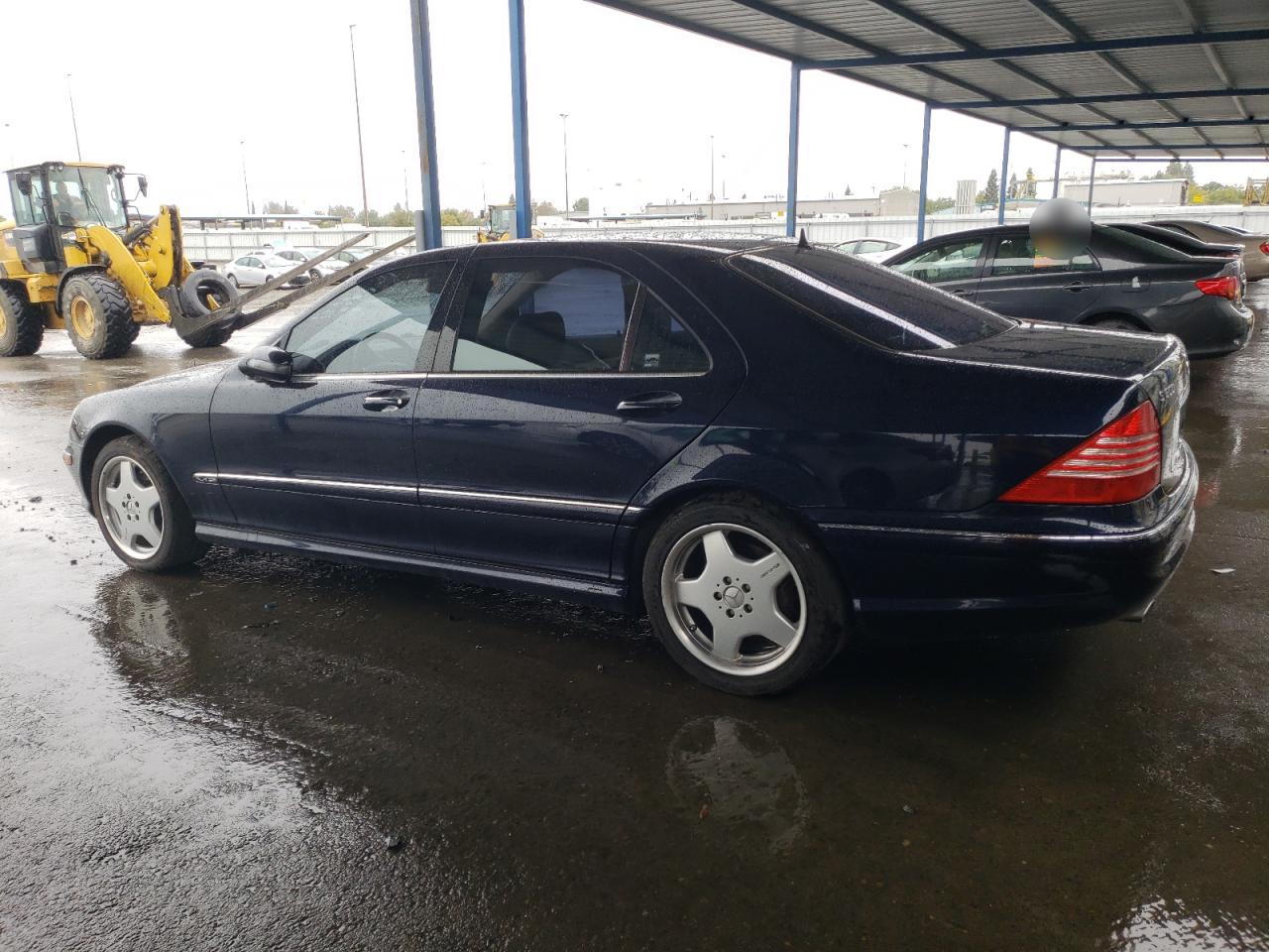 2001 Mercedes-benz S 600 Blue vin: WDBNG78J61A190162