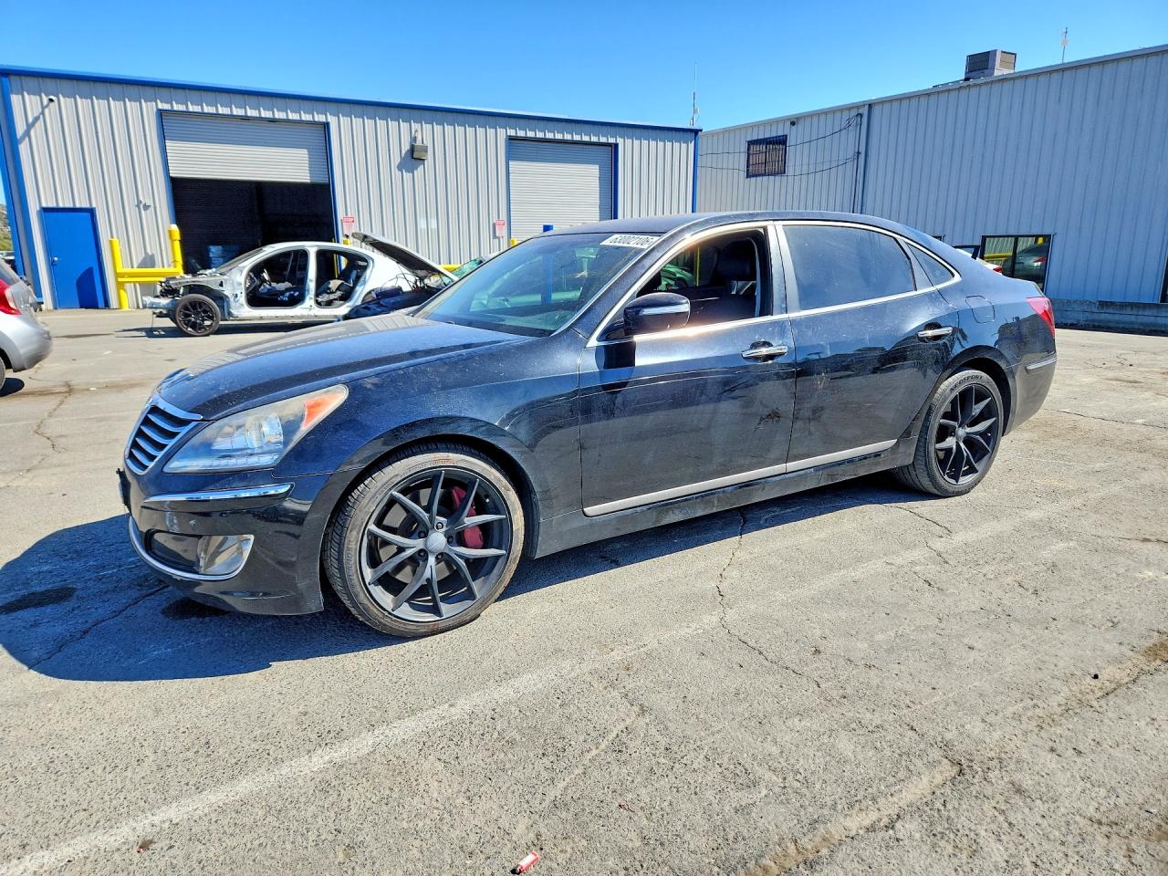 2013 Hyundai Equus Signature Black vin: KMHGH4JH2DU064344