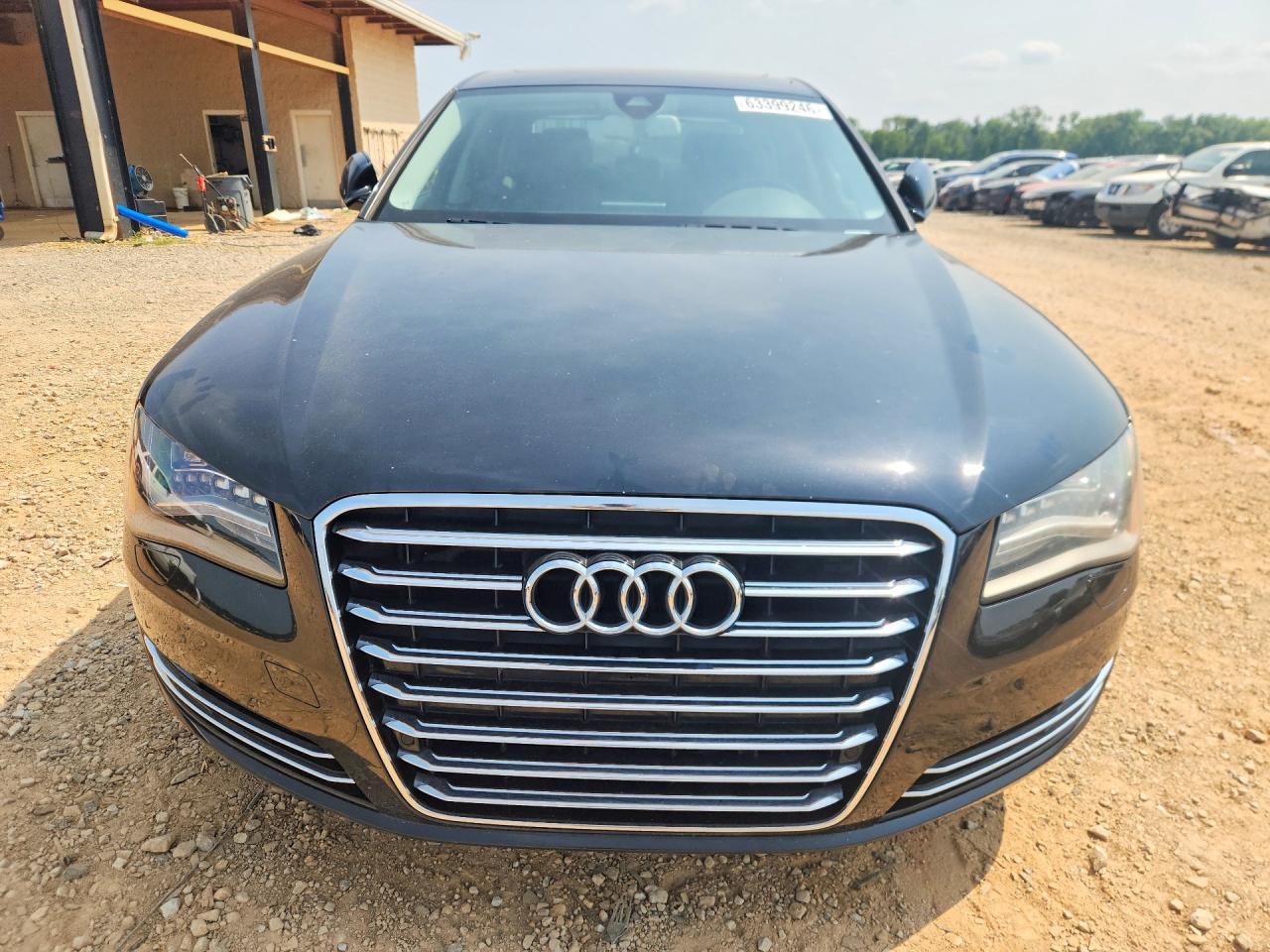 2012 Audi A8 L Quattro Black vin: WAURVAFD4CN008616