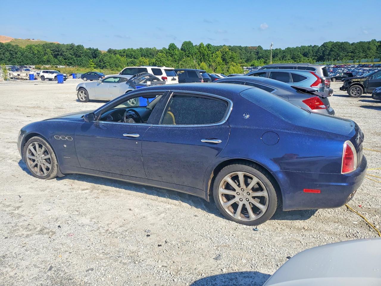 2008 Maserati Quattroporte M139 Blue vin: ZAMFE39A780038535